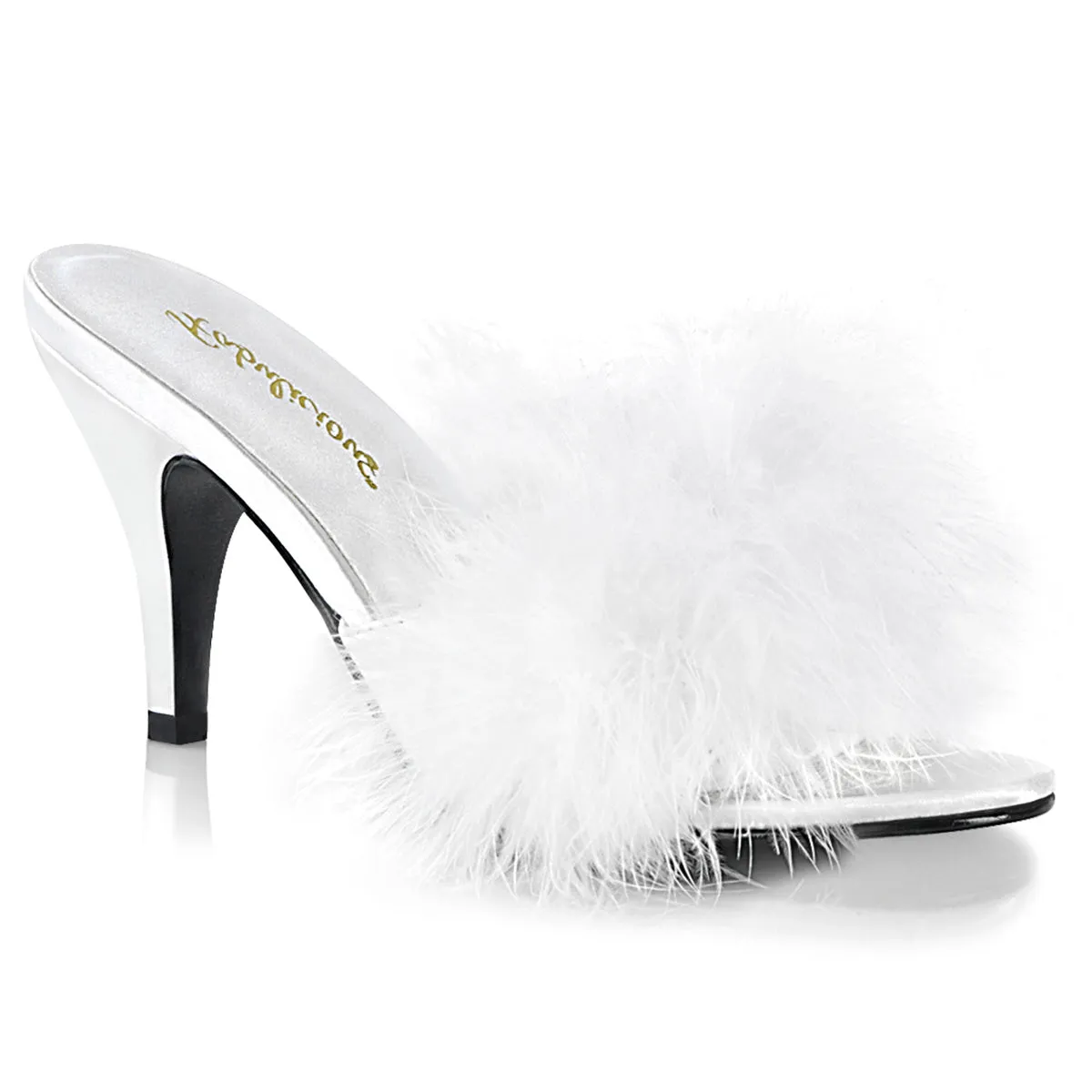 AMOUR-03 Fabulicious 3" Amour White Sexy Shoes (High Heels)