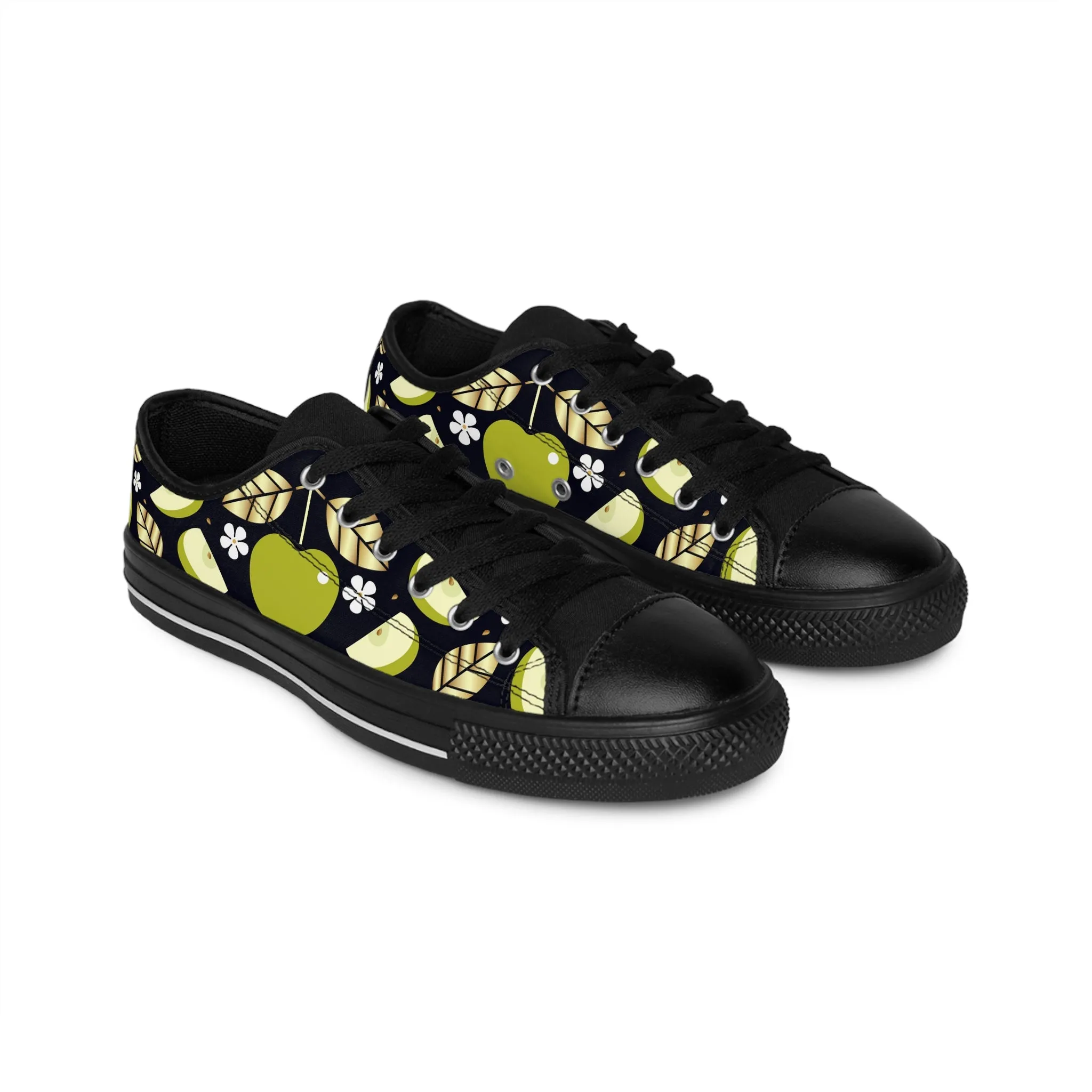 Apple Gold Leaves Women's Sneakers