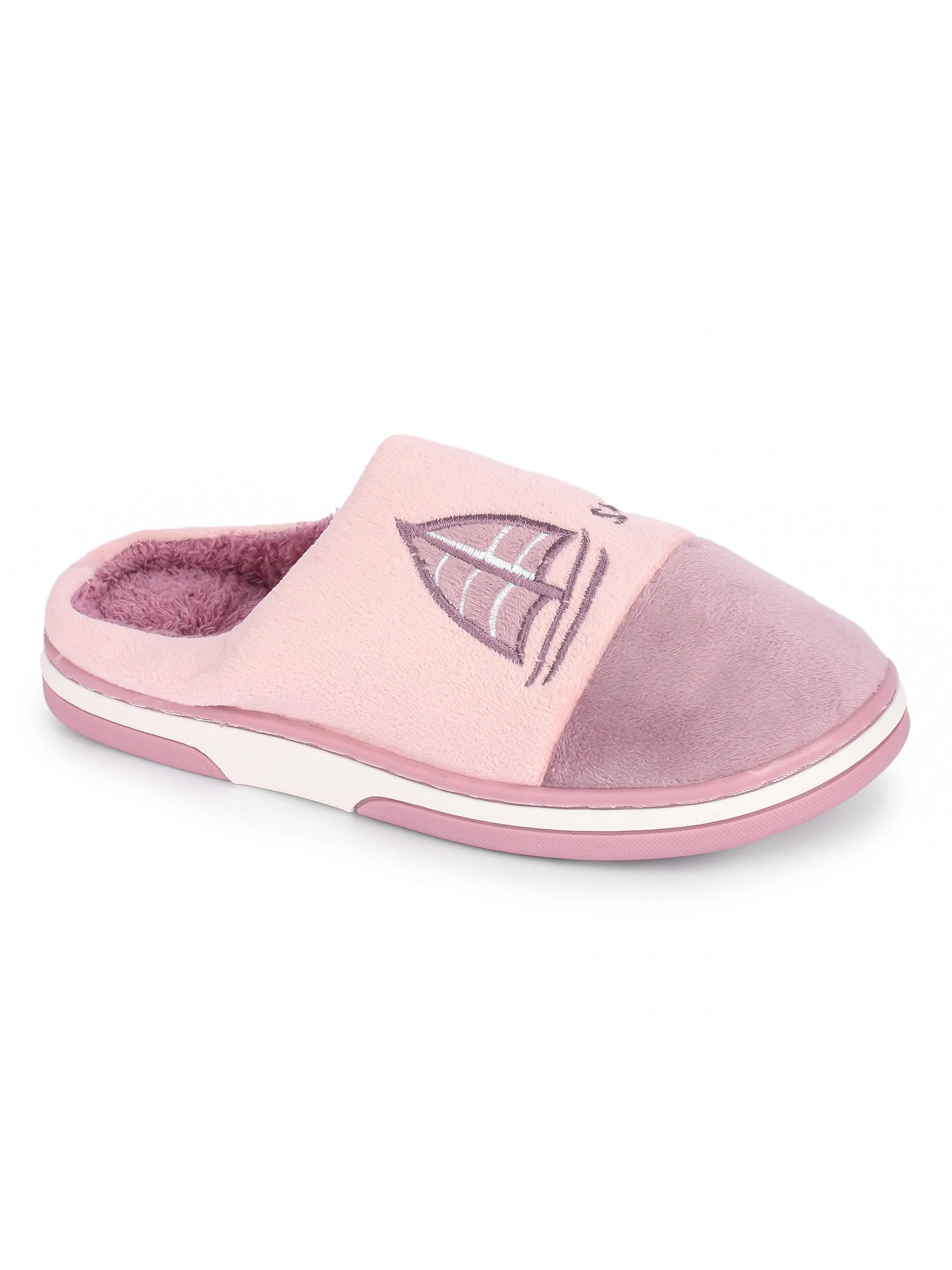 Brauch Women's Purple Boat Winter Slippers