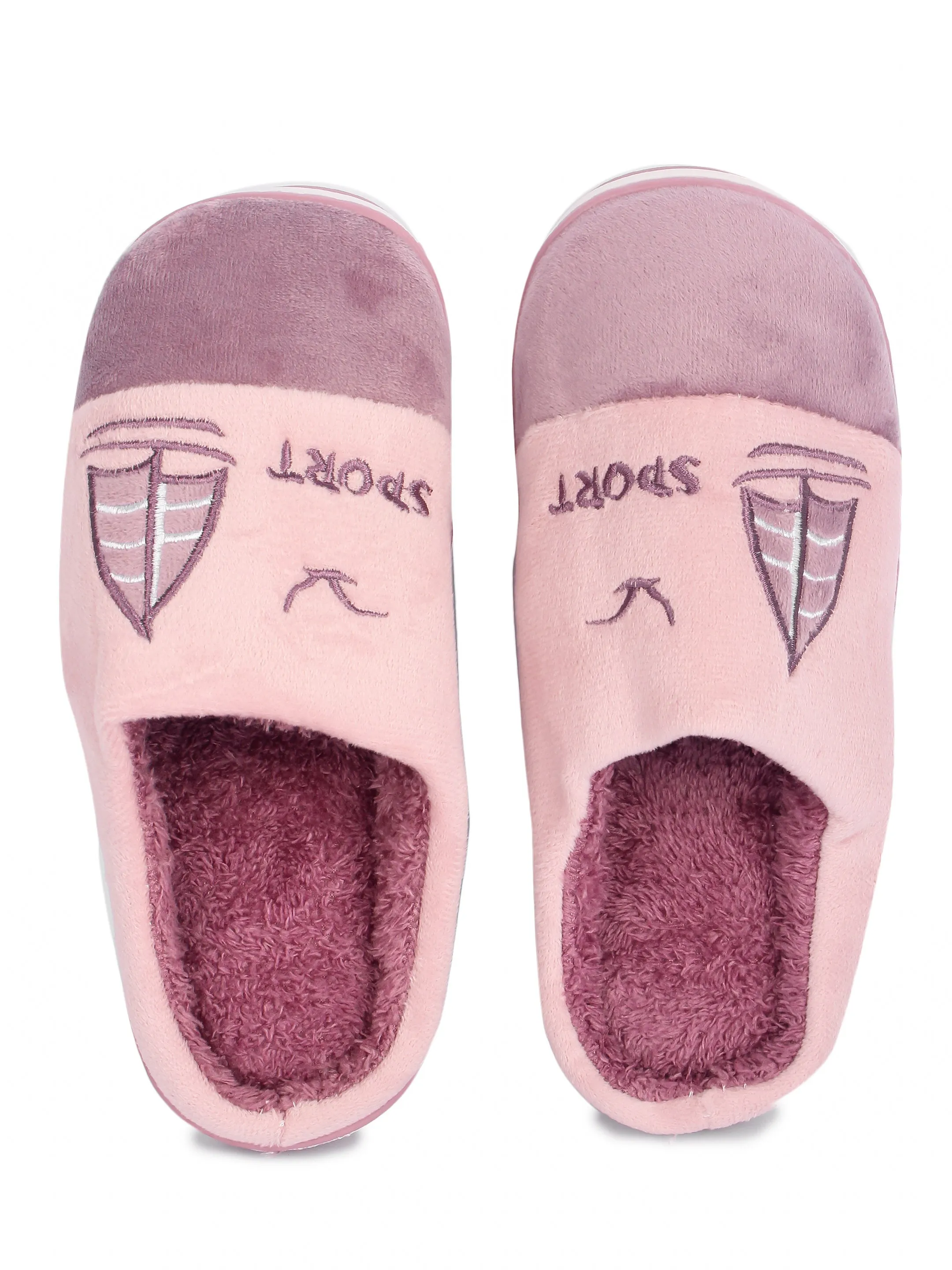 Brauch Women's Purple Boat Winter Slippers