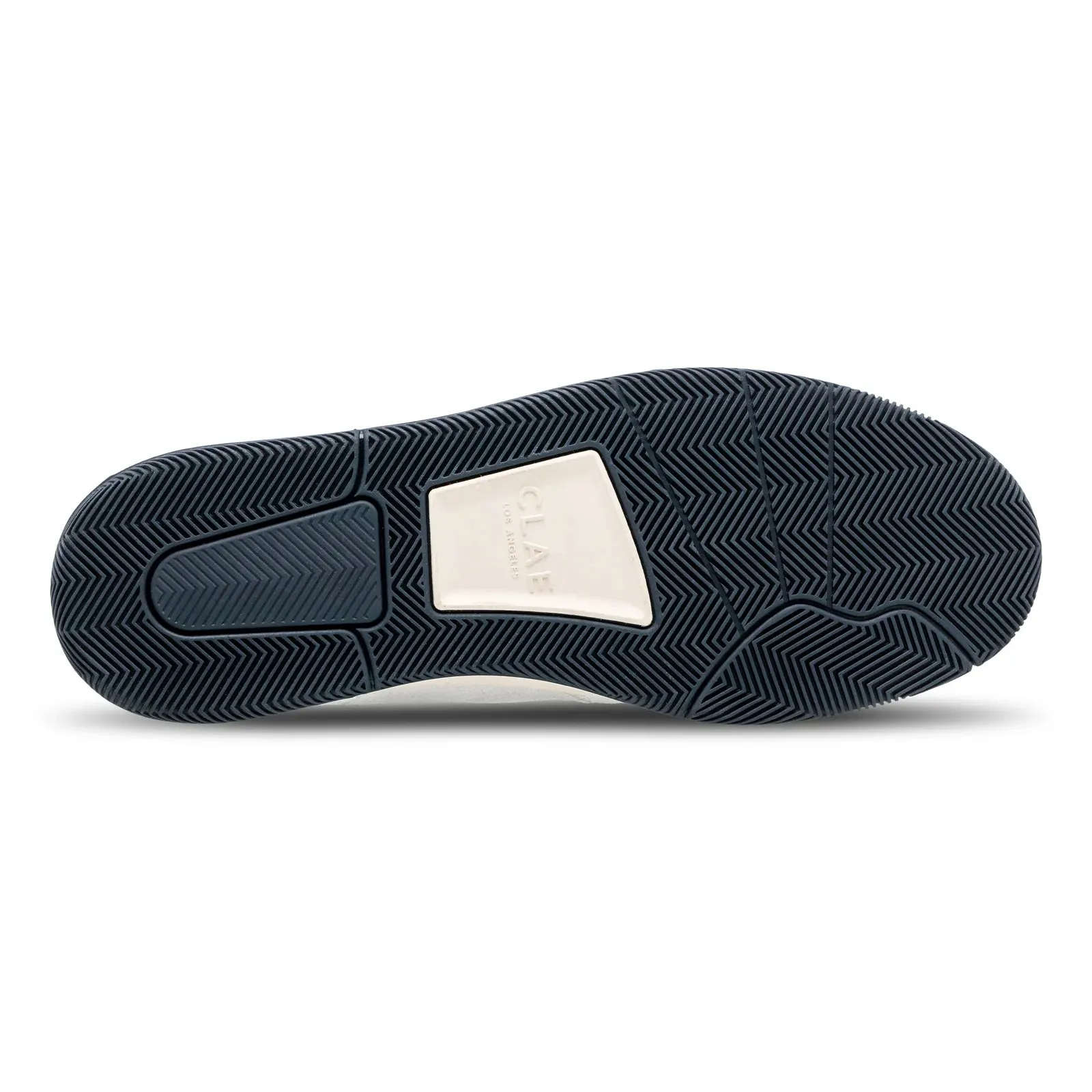 CLAE ELFORD SNEAKERS - WHITE LEATHER NAVY