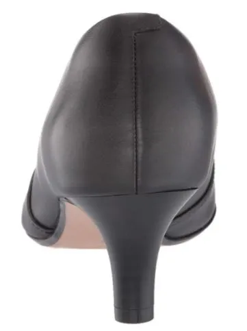 Clarks Linvale Sage- Black Leather Pumps