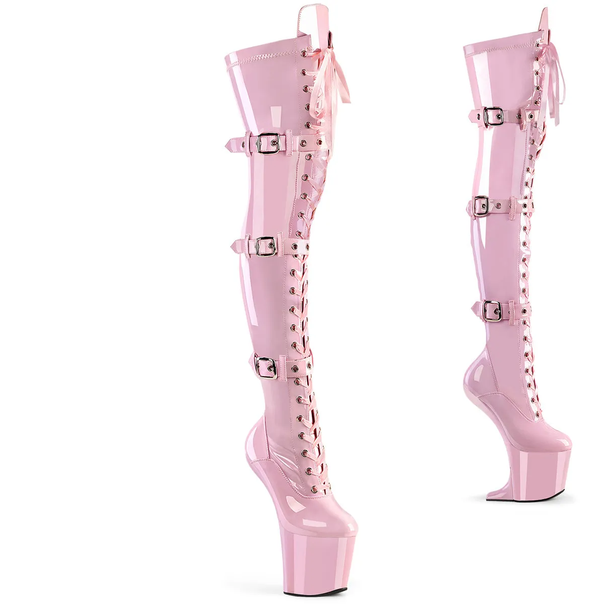 CRAZE-3028 Pleaser Baby Pink Patent Sexy Platform Shoes (Pole Dancing Heels)