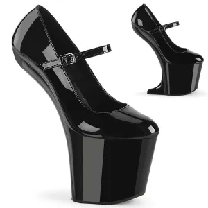 CRAZE-880 Pleaser Black Patent Sexy Platform Shoes (Pole Dancing Heels)