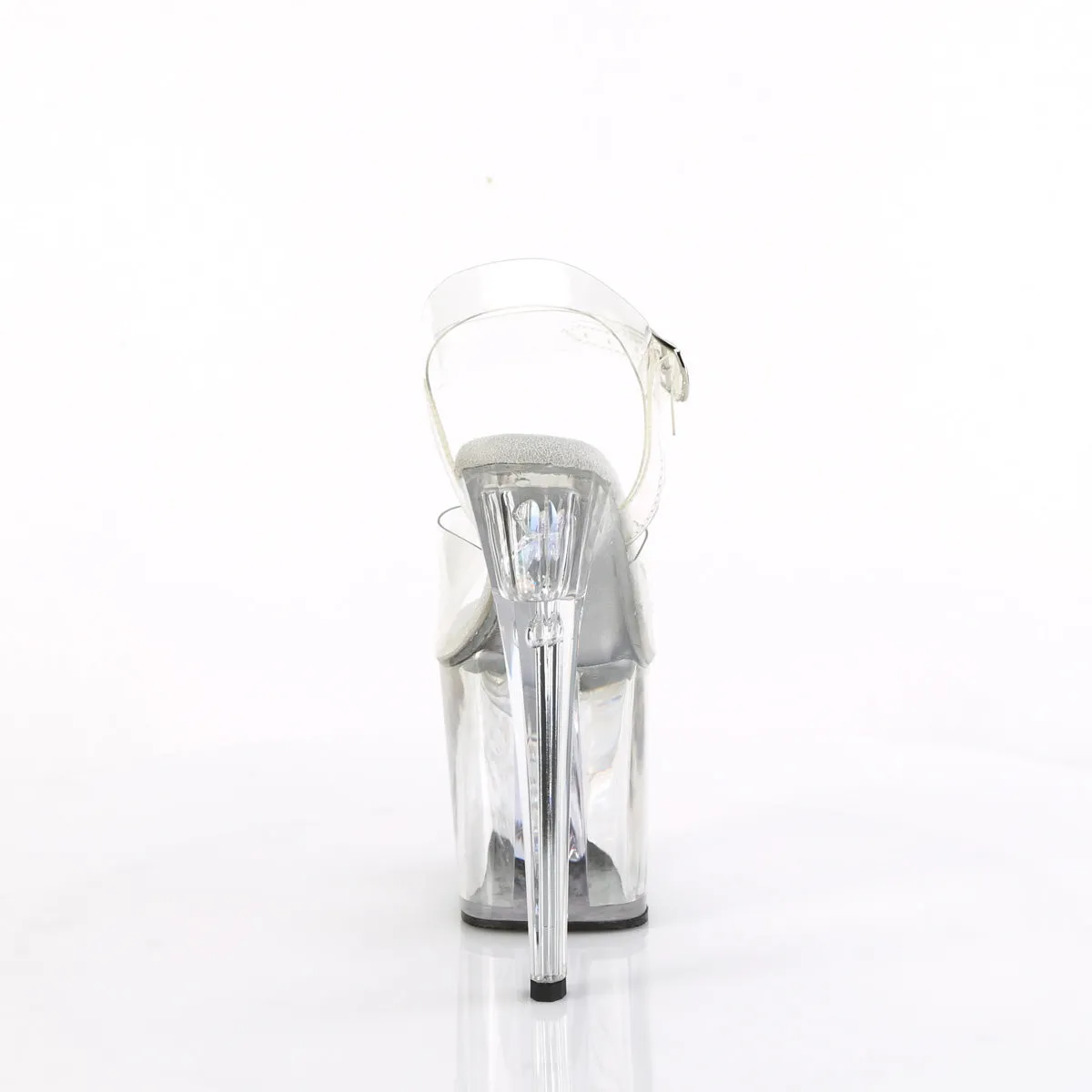 ENCHANT-708AQUA-02 Pleaser Clear Sexy Platform Shoes (Pole Dancing Heels)