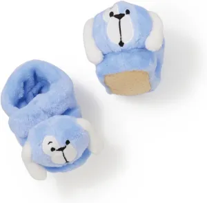 Enesco Izzy and Oliver New Baby Infant Puppy Character Super Soft Booties, Blue, One Size