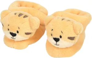 Enesco Izzy and Oliver New Baby Tiger Character Super Soft Booties, 0-12 Infant