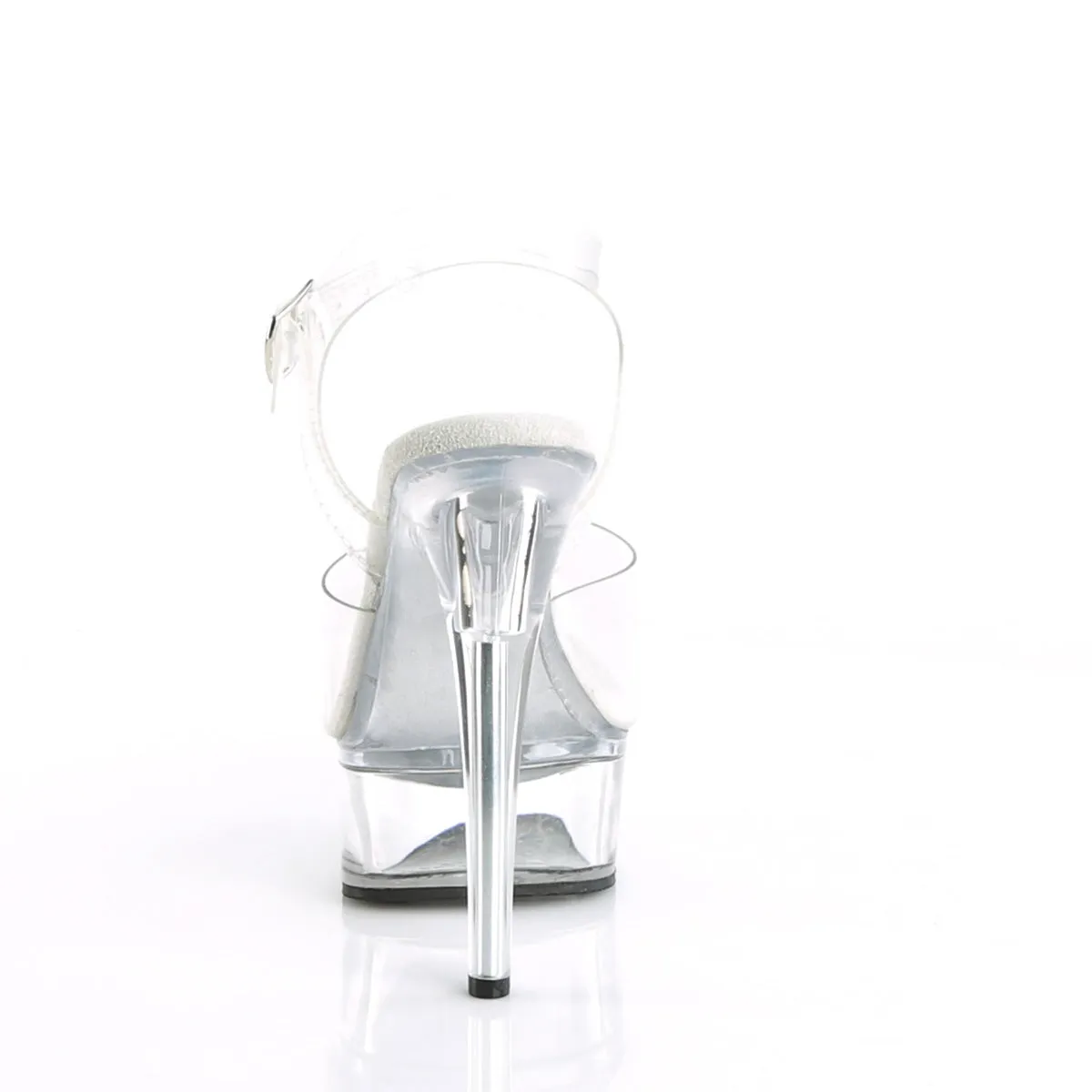 EXCITE-608 Pleaser Clear Sexy Platform Shoes (Pole Dancing Heels)