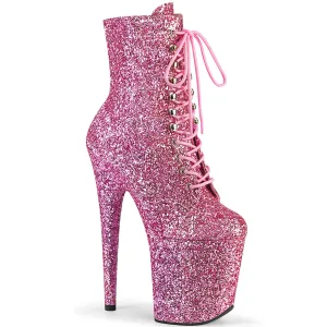 FLAMINGO-1020GWR Pleaser Baby Pink Glitter Sexy Platform Shoes (Pole Dancing Heels)