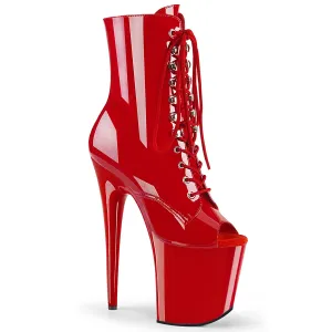 FLAMINGO-1021 Pleaser Red Patent Sexy Platform Shoes (Pole Dancing Heels)