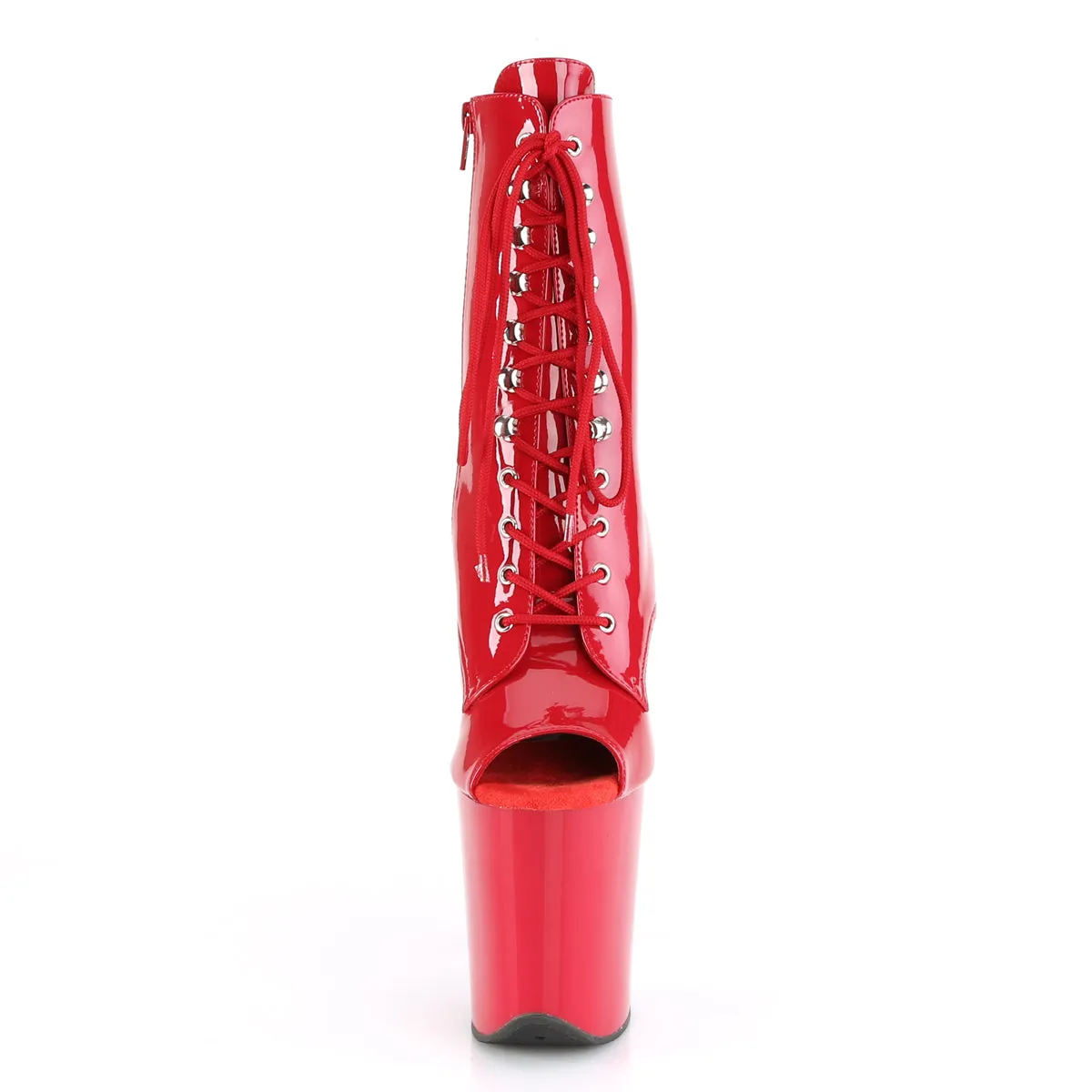 FLAMINGO-1021 Pleaser Red Patent Sexy Platform Shoes (Pole Dancing Heels)