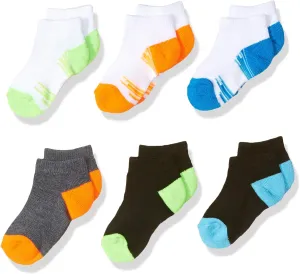 Fruit of the Loom Baby Boys' Low Cut 6 Pack Sock