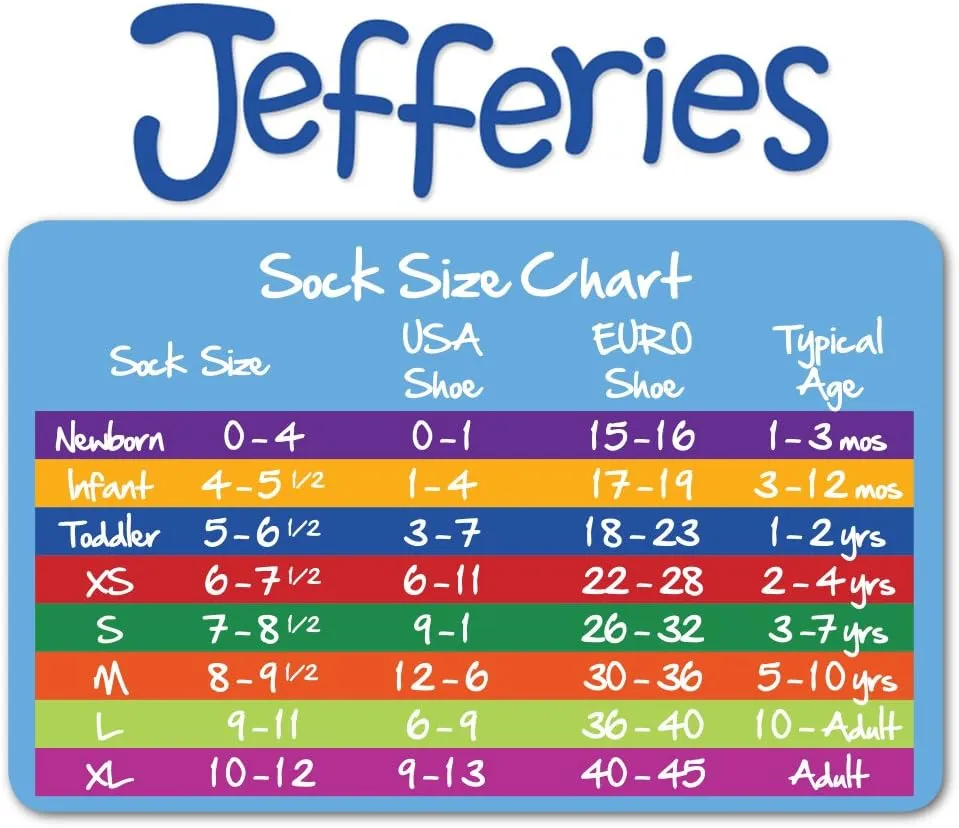 Jefferies Socks Unisex Baby Girl's Boy's Non-Skid Cotton Turn Cuff Socks 3 Pair Pack, Girl Multi, 3-12 Months US