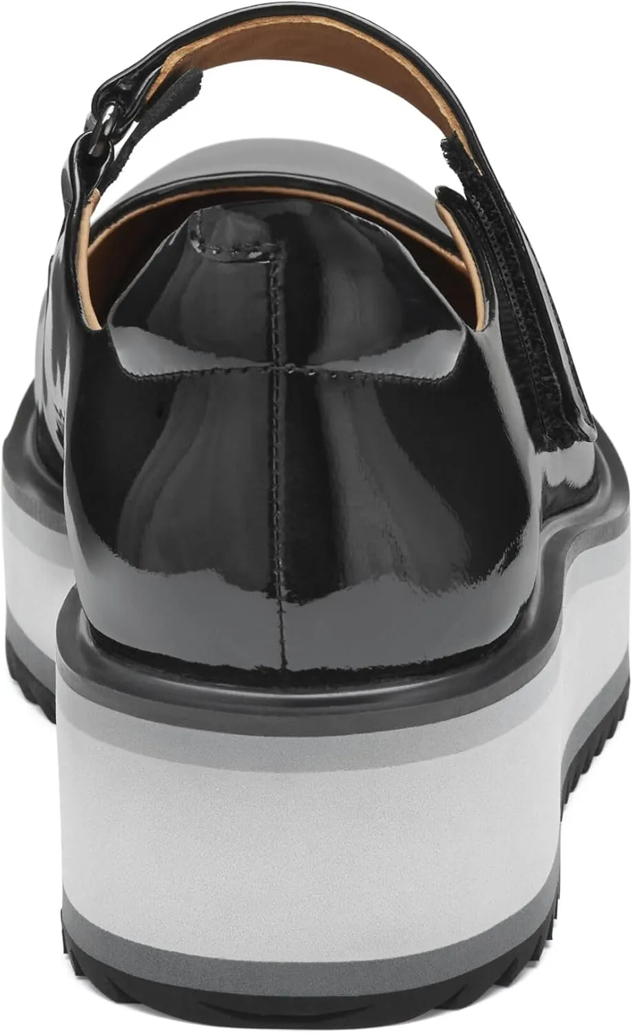 Johnston & Murphy Womens Gracelyn Mary Jane Shoes, Leather Platform Shoes for Women, Womens Mary Janes