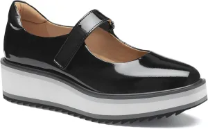 Johnston & Murphy Womens Gracelyn Mary Jane Shoes, Leather Platform Shoes for Women, Womens Mary Janes