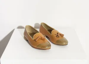 Leather Loafer in Lime - A Stylish and Fashionable Choice