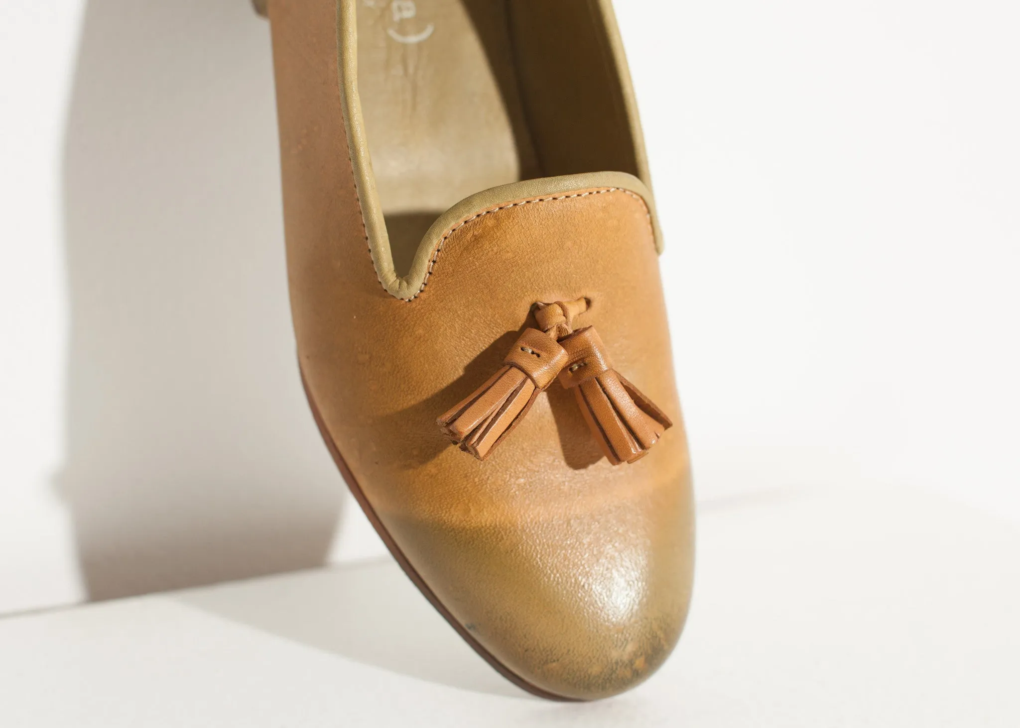 Leather Loafer in Lime - A Stylish and Fashionable Choice
