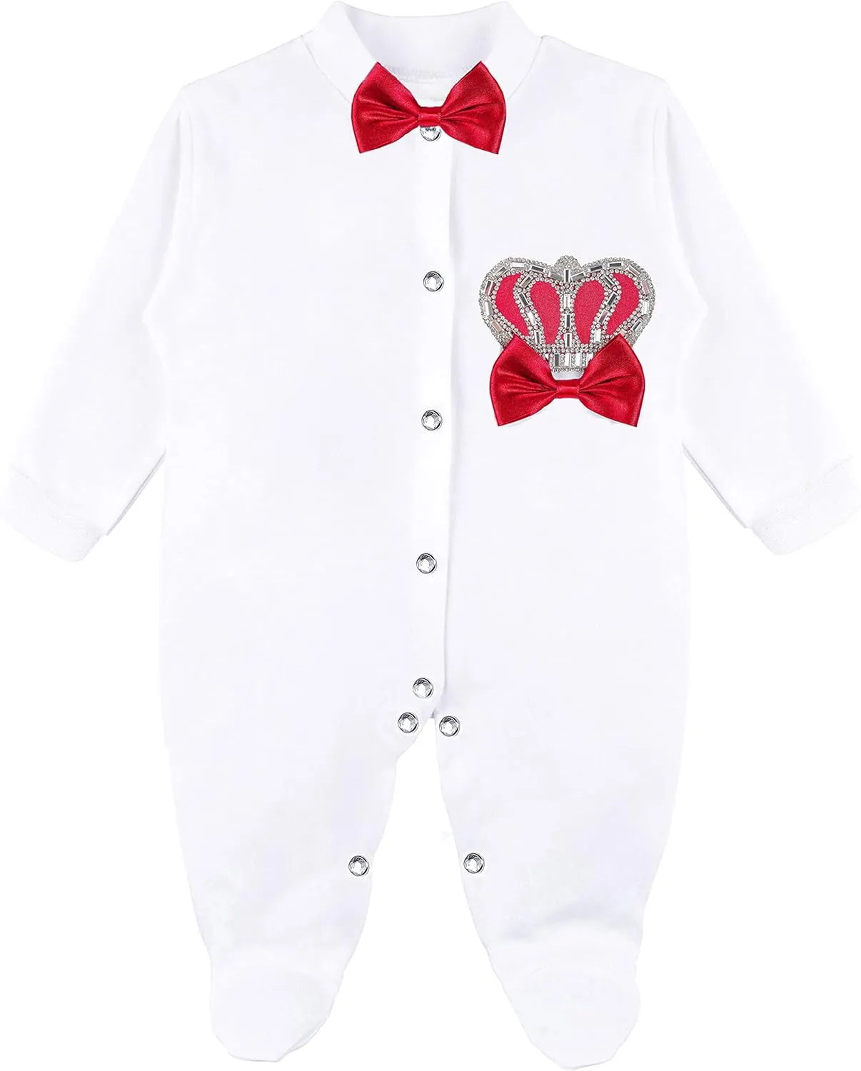 Lilax Baby Boy Newborn Crown Jewels Layette 4 Piece Gift Set