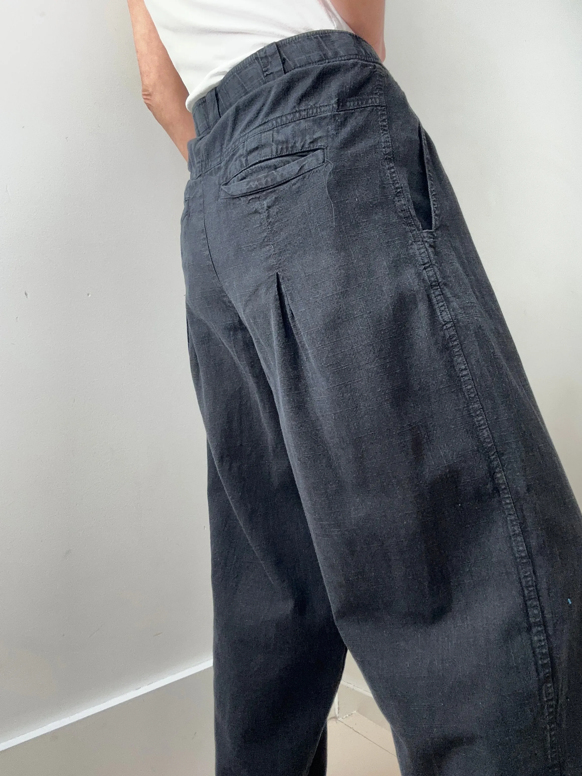 Lotta Love Cotton Trouser Black