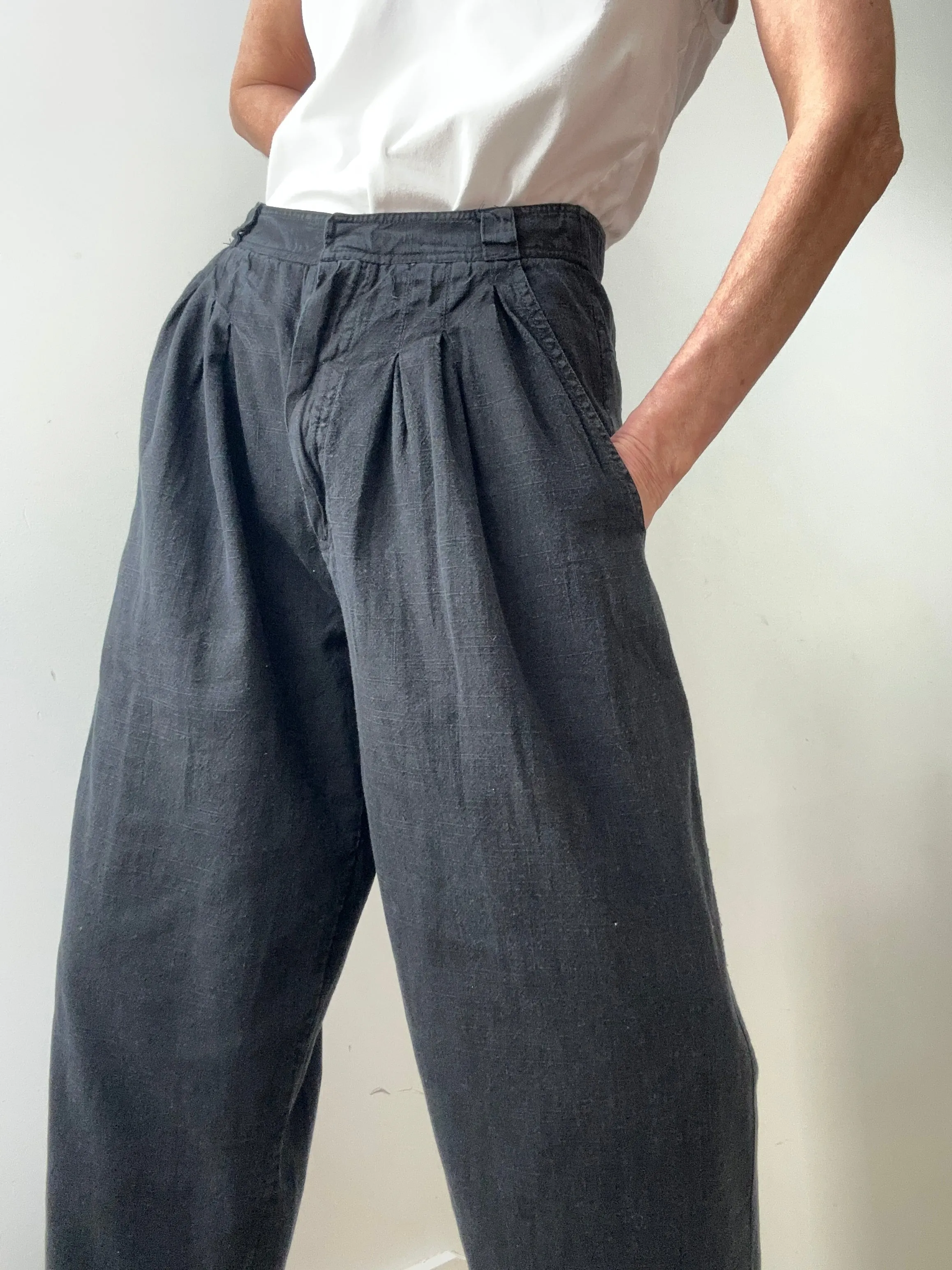 Lotta Love Cotton Trouser Black