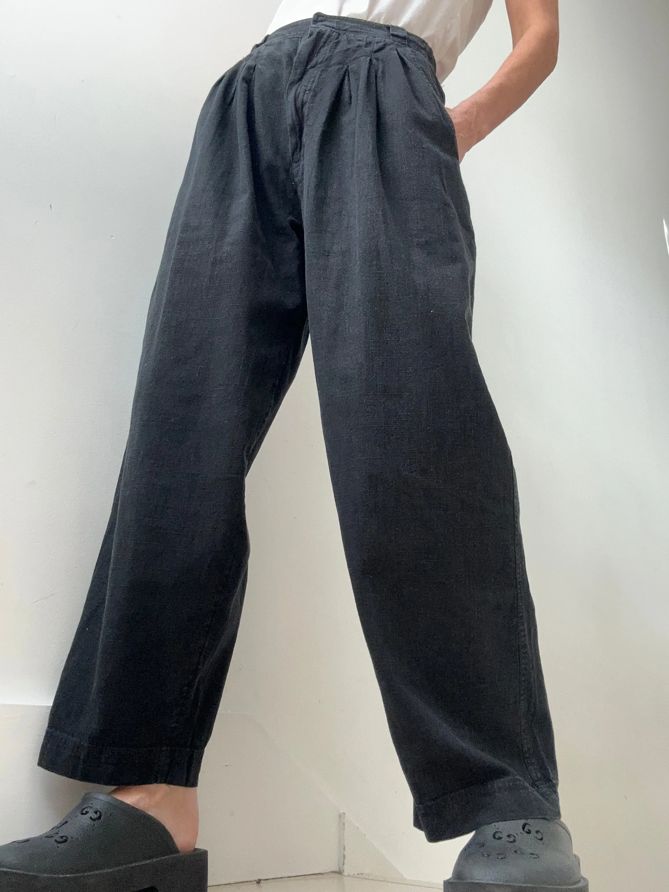 Lotta Love Cotton Trouser Black