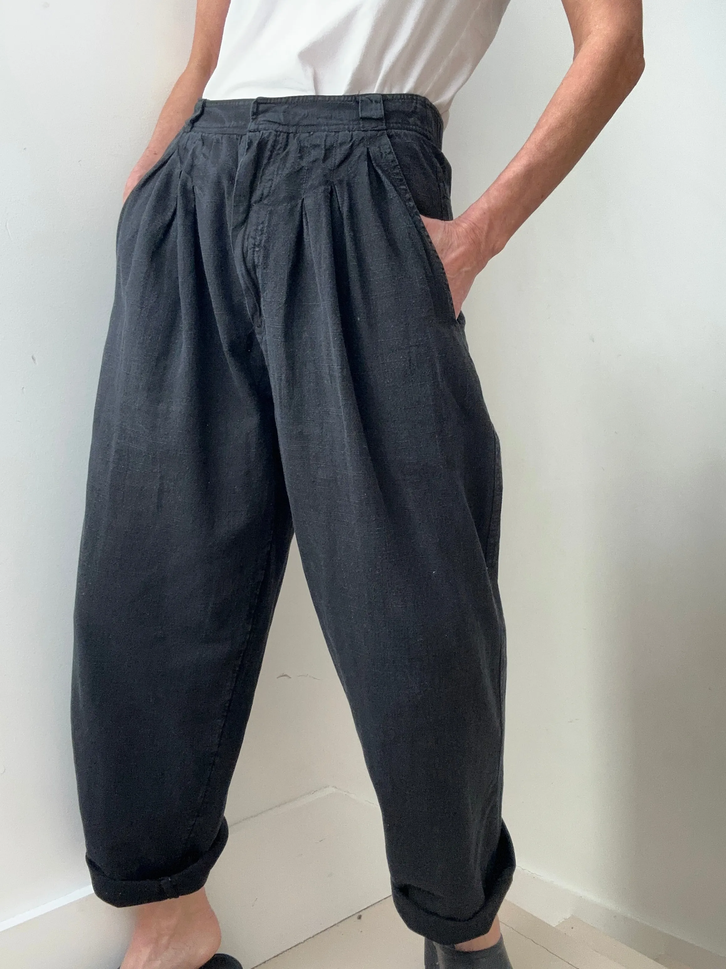 Lotta Love Cotton Trouser Black