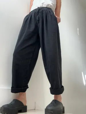Lotta Love Cotton Trouser Black