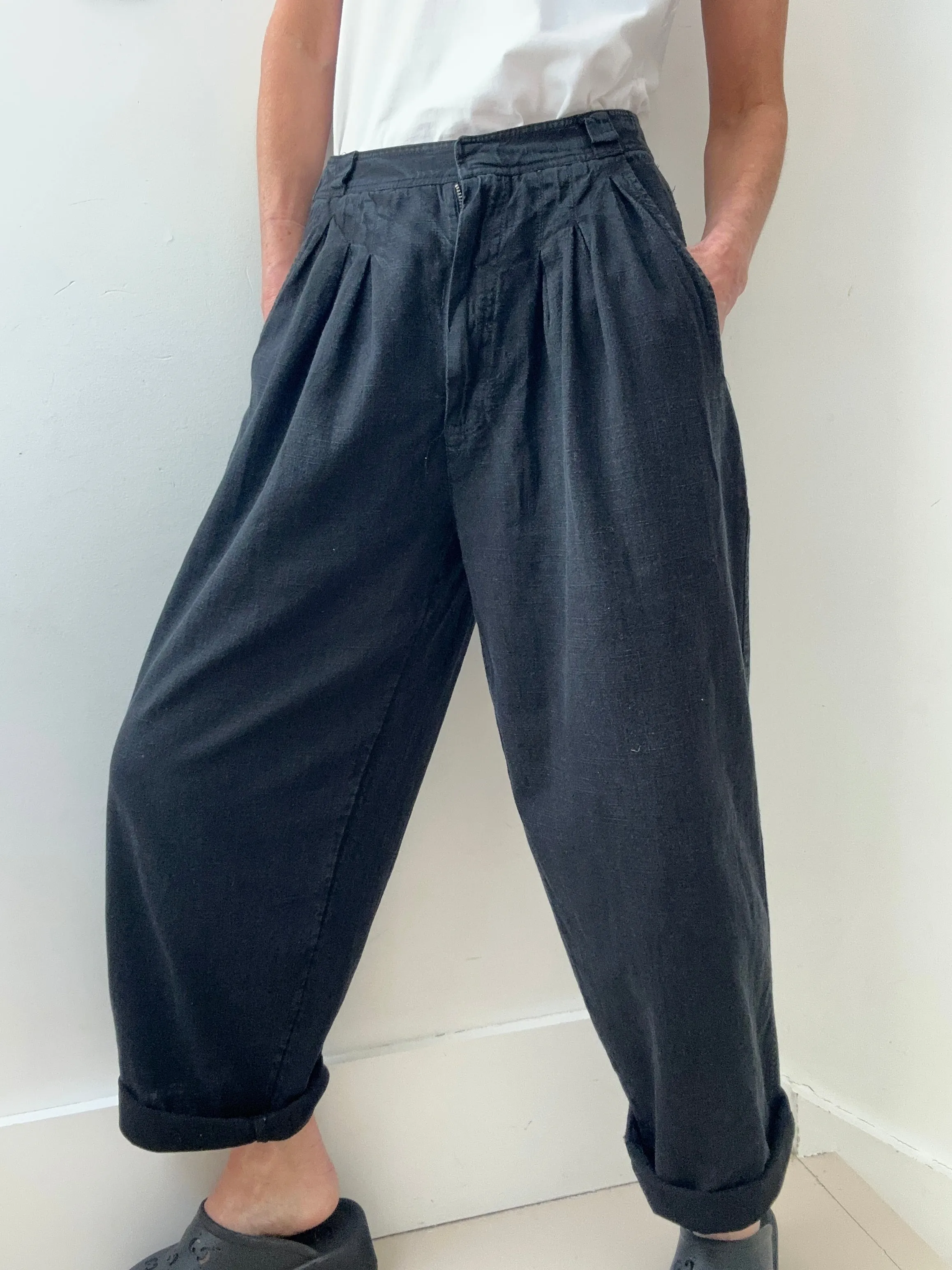 Lotta Love Cotton Trouser Black