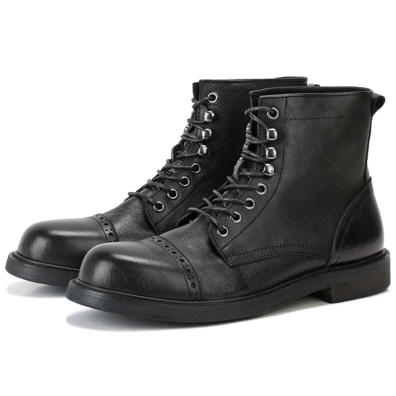 Maverick Leather Casual Boots for Men by The Nevermore
