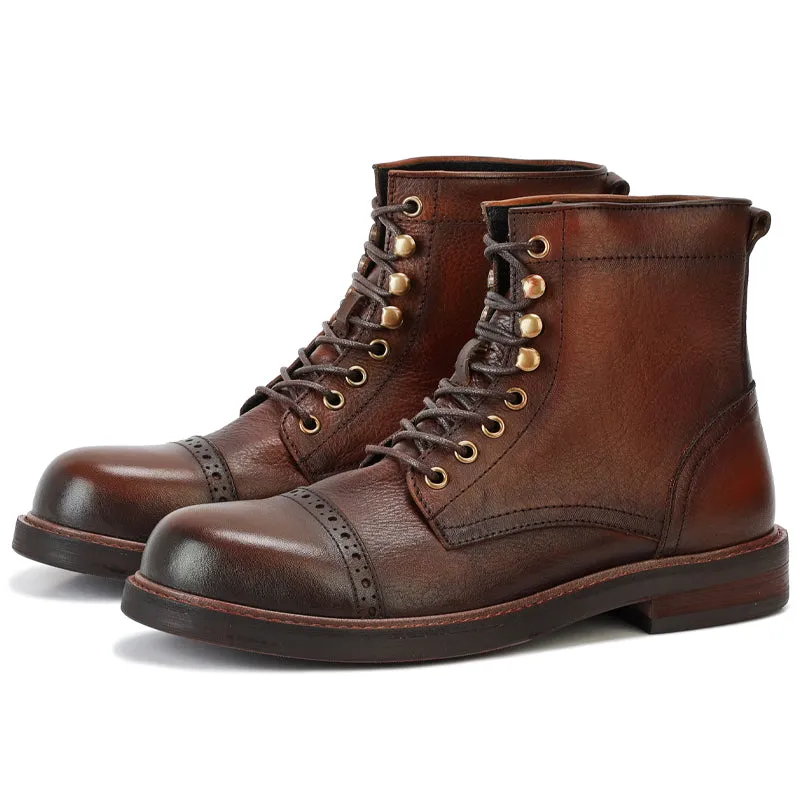 Maverick Leather Casual Boots for Men by The Nevermore