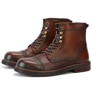 Maverick Leather Casual Boots for Men by The Nevermore