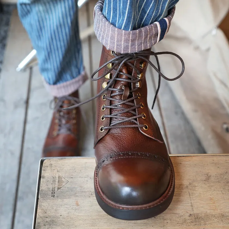 Maverick Leather Casual Boots for Men by The Nevermore
