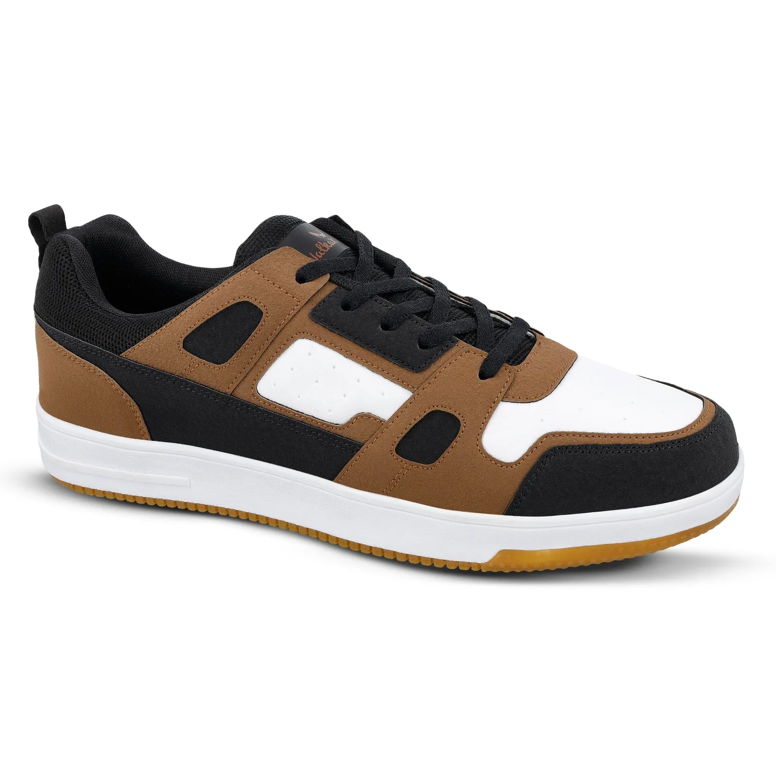 Men's Casual Sneakers - WY3344 Black Brown
