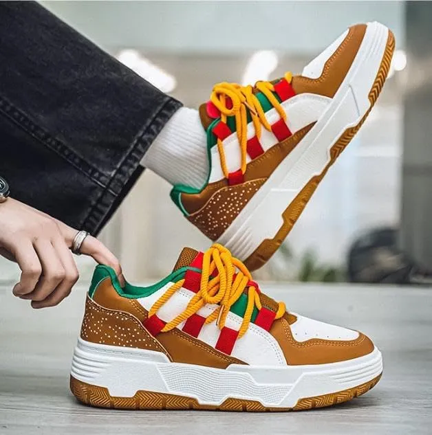 Men's Multicolored Fashion Sneakers Running Shoes Casual Slip on Walking Tennis Gym Sneakers/Skateboard Shoes