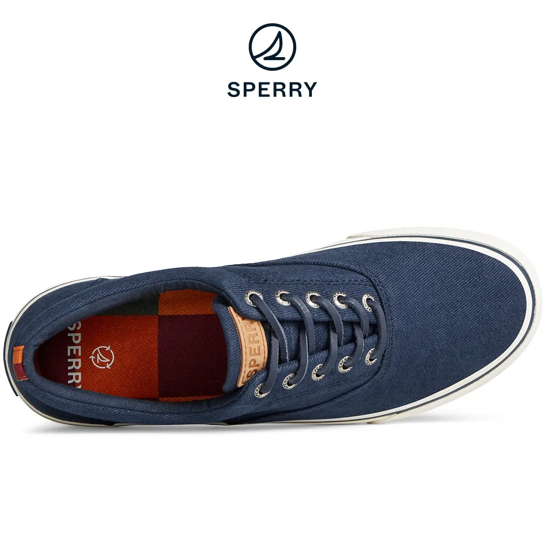 Men's SeaCycled™ Striper II CVO Textile Sneakers - Navy (STS25512)