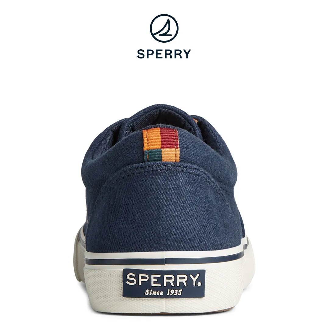 Men's SeaCycled™ Striper II CVO Textile Sneakers - Navy (STS25512)