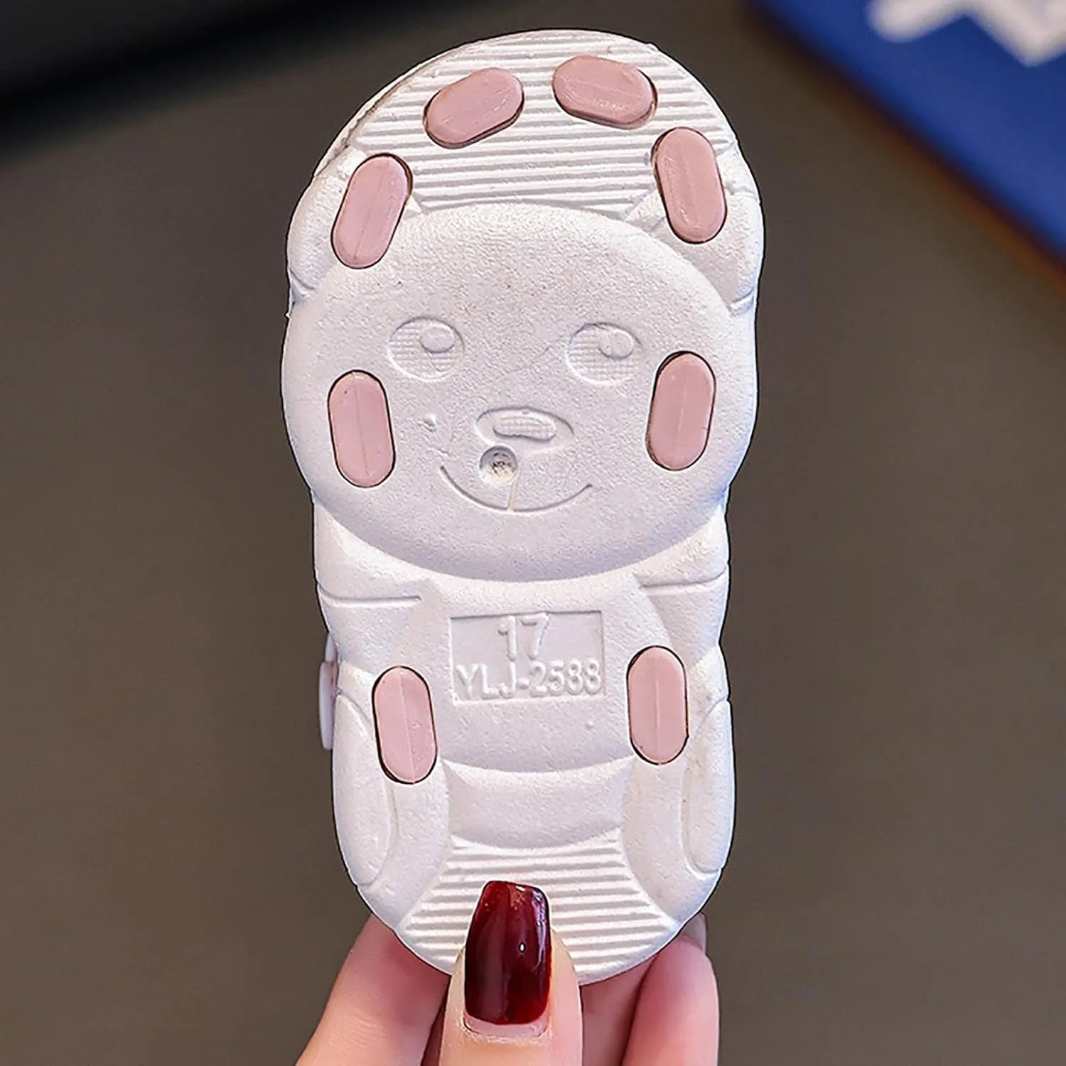Newborn Baby Girl Cute Sandals Toddler Non-Slip Soft Rubber Sole Sandals Closed-Toe First alkers Prewalkers Shoes