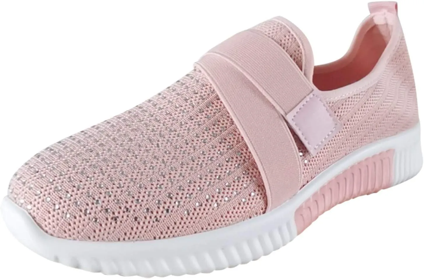 Orthopedic Shoes for Women Slip On Walking Shoes with Arch Support Breathable Lightweight Running Sneakers