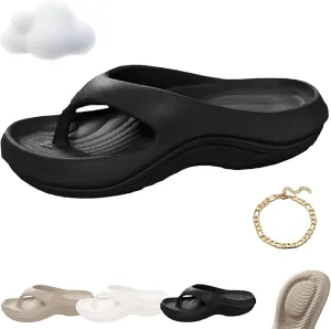 Pillow Arch Support Flip Flops For Women, Non-Slip Platform Cloud Orthopedic Sandals, Ultra Soft Summer Flip Flops Pillow Arch Support Flip Flops For Women, Non-Slip Platform Cloud Orthopedic Sandals, Ultra Soft Summer Flip Flops