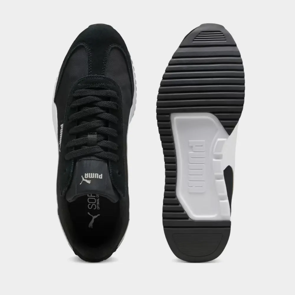 Puma Mens R78 Wind Sneaker Black/white _ 183737 _ Black