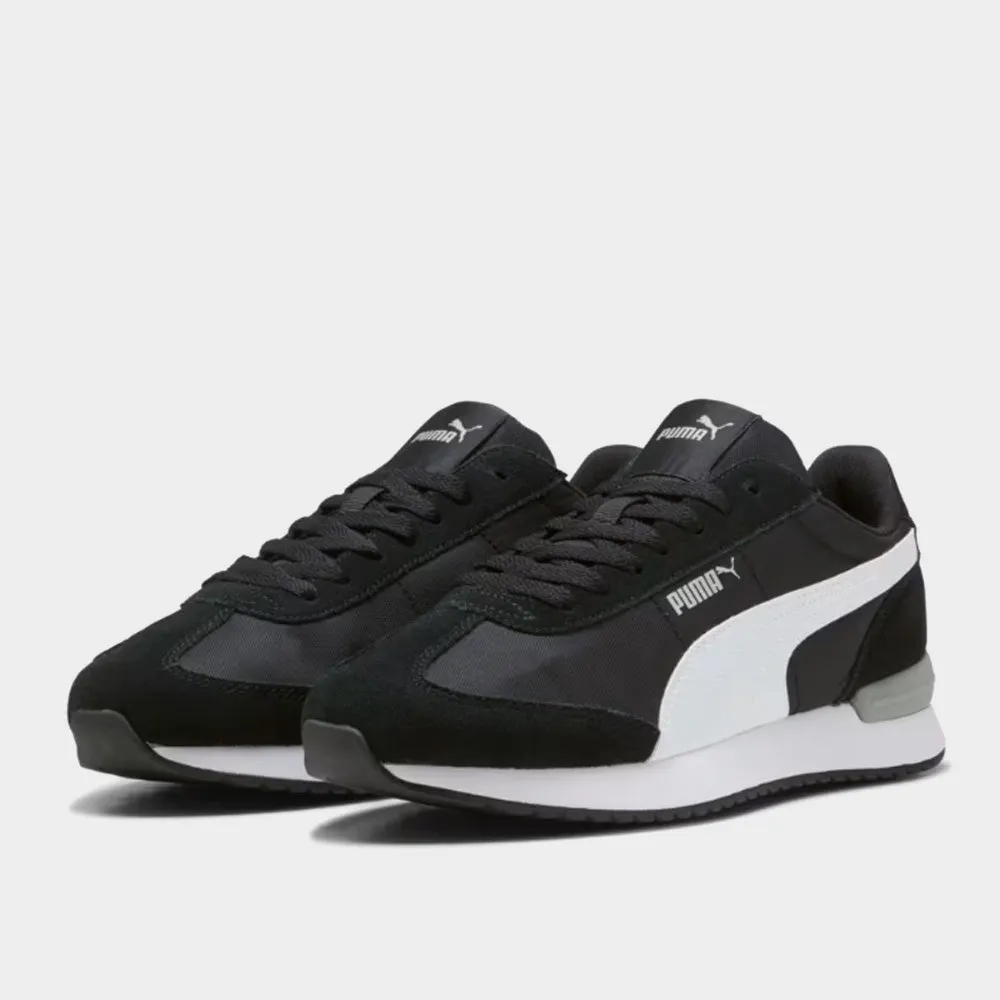 Puma Mens R78 Wind Sneaker Black/white _ 183737 _ Black