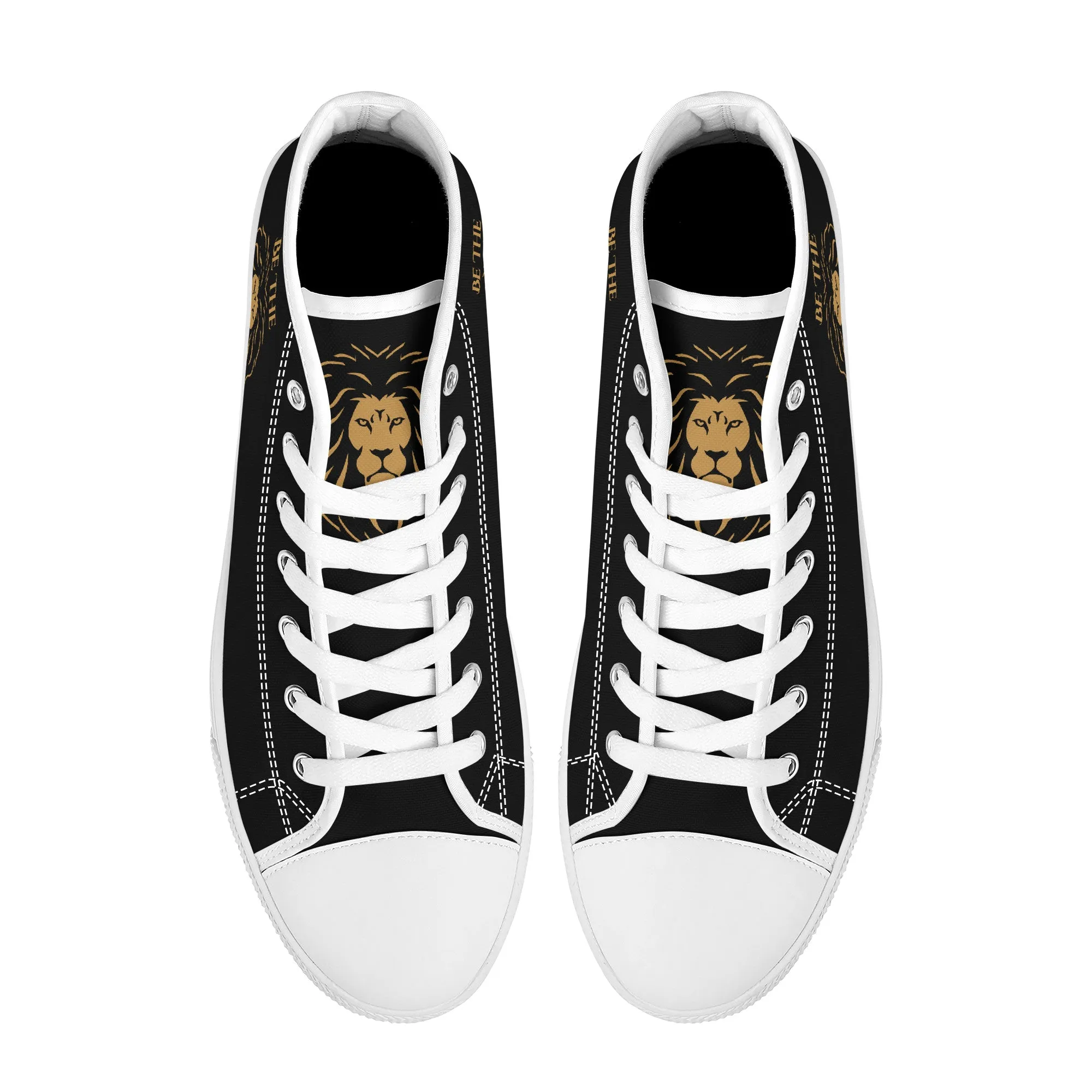 "Be The Lion In The Room" Converse Style High Tops