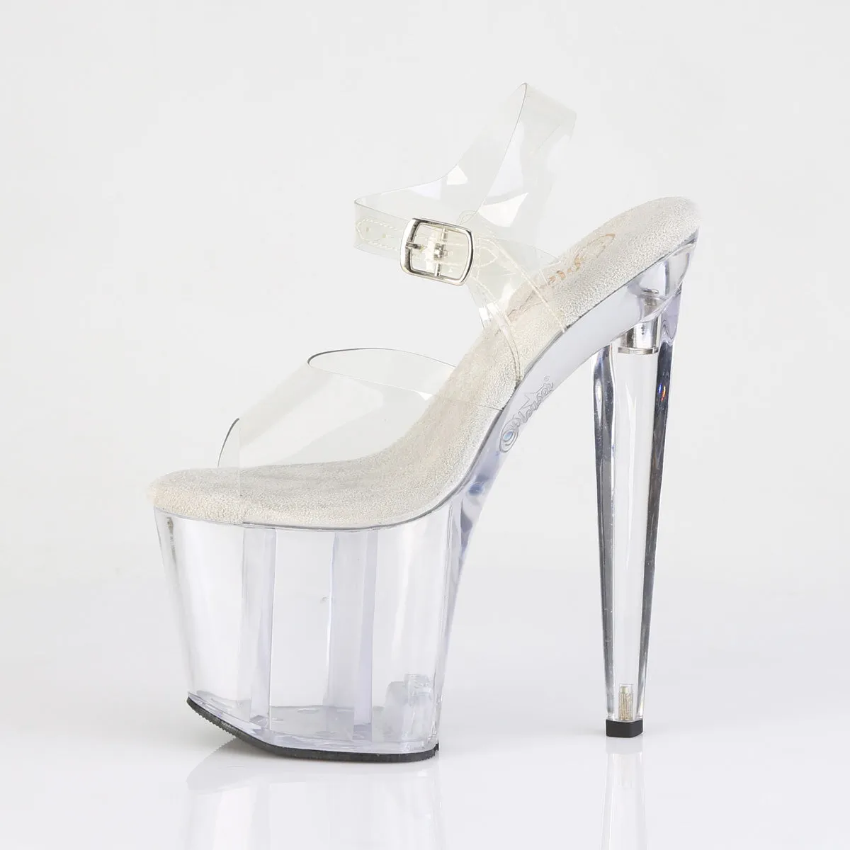 RAZZLE-808 Pleaser Clear Sexy Platform Shoes (Pole Dancing Heels)