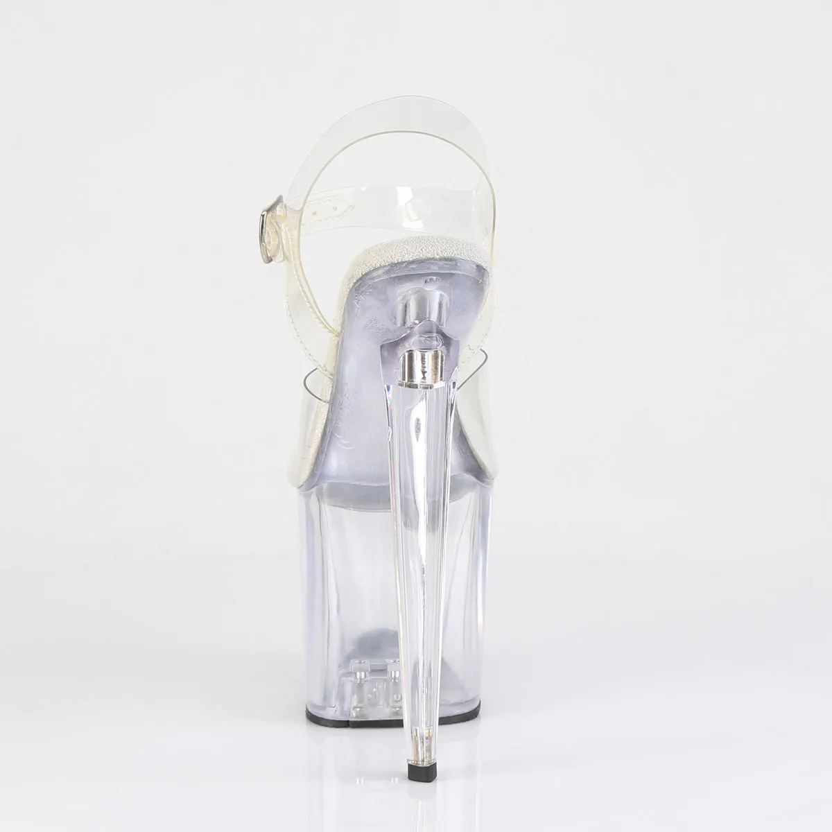 RAZZLE-808 Pleaser Clear Sexy Platform Shoes (Pole Dancing Heels)