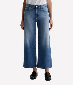 Saige Wide Leg Crop Jean in Bell Canyon