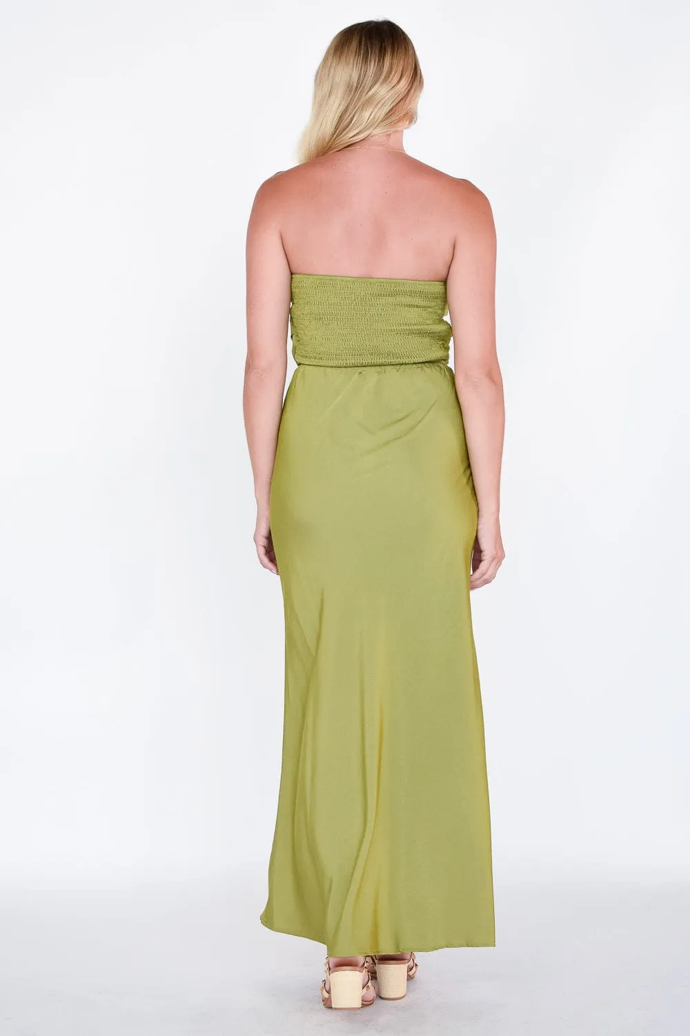 Satin Midi Skirt