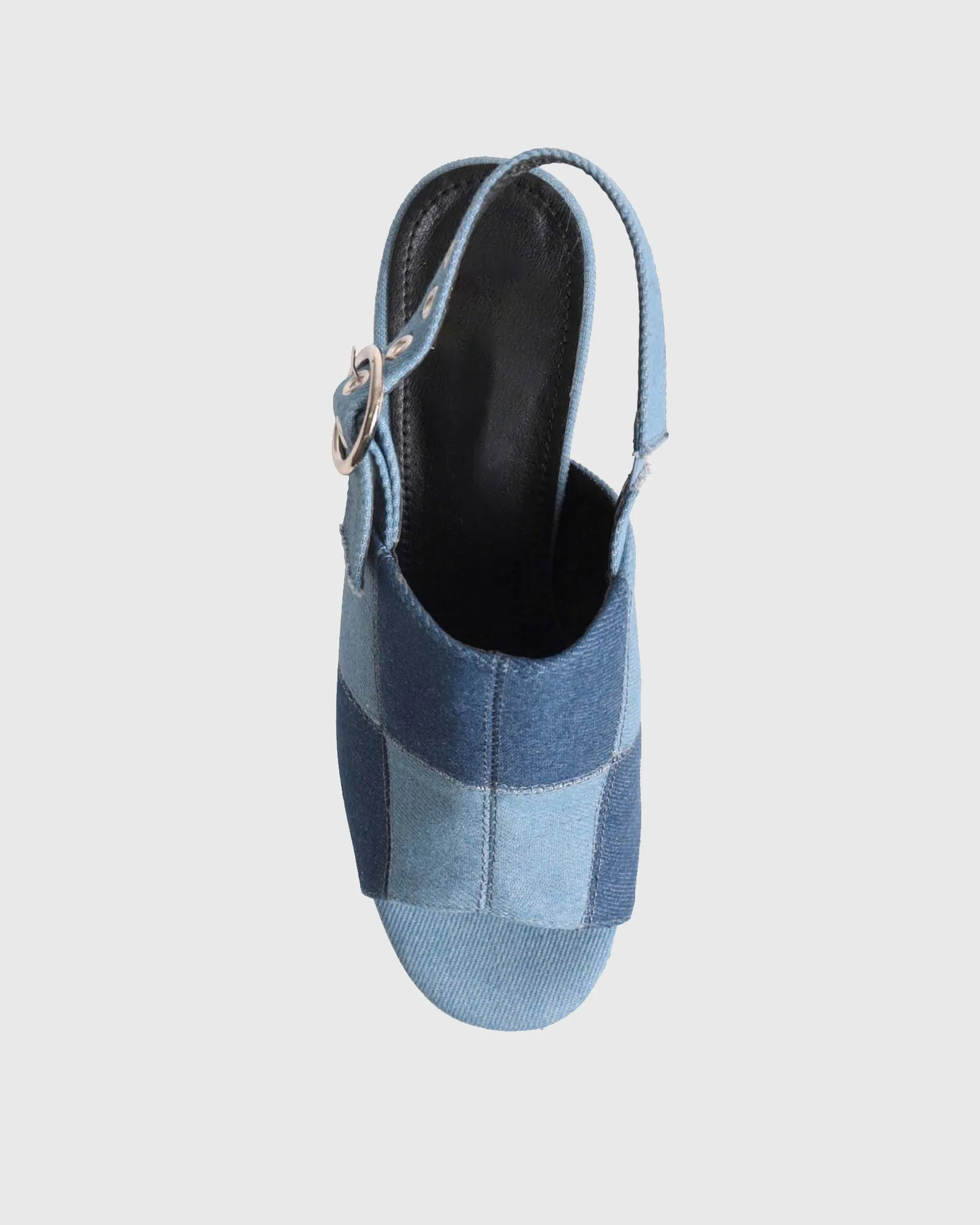 Sely Colorblock Slingback Platform Sandals