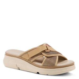 Spring Step Shoes Flexus Lisko Slide Sandals Women’s Shimmery Mesh Textile