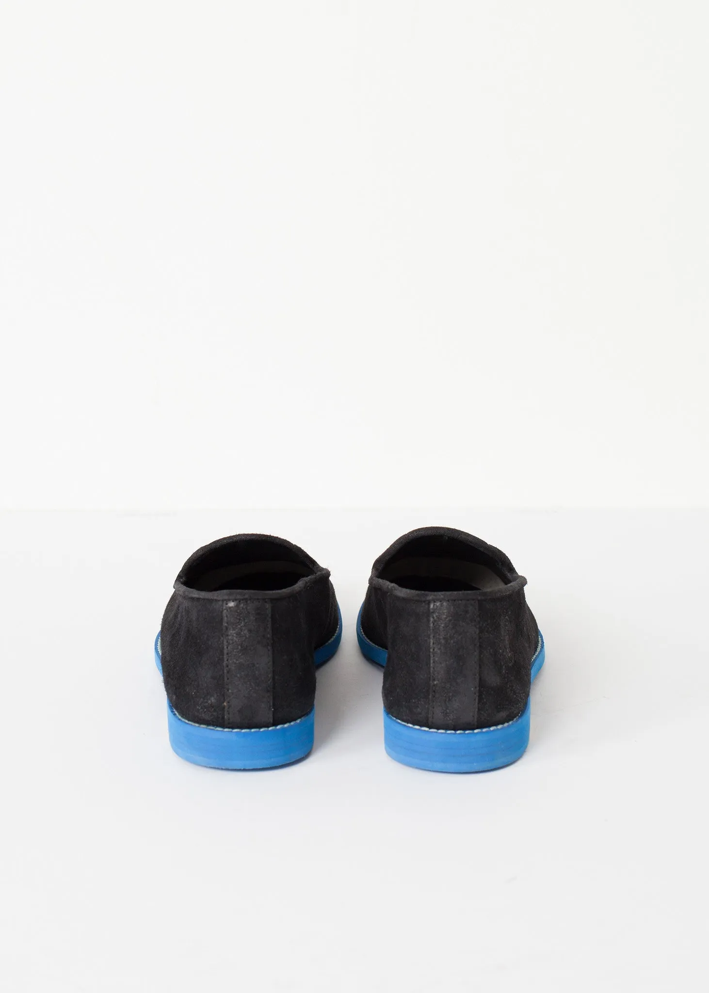 Suede Loafers - Black/Blue - More Choice
