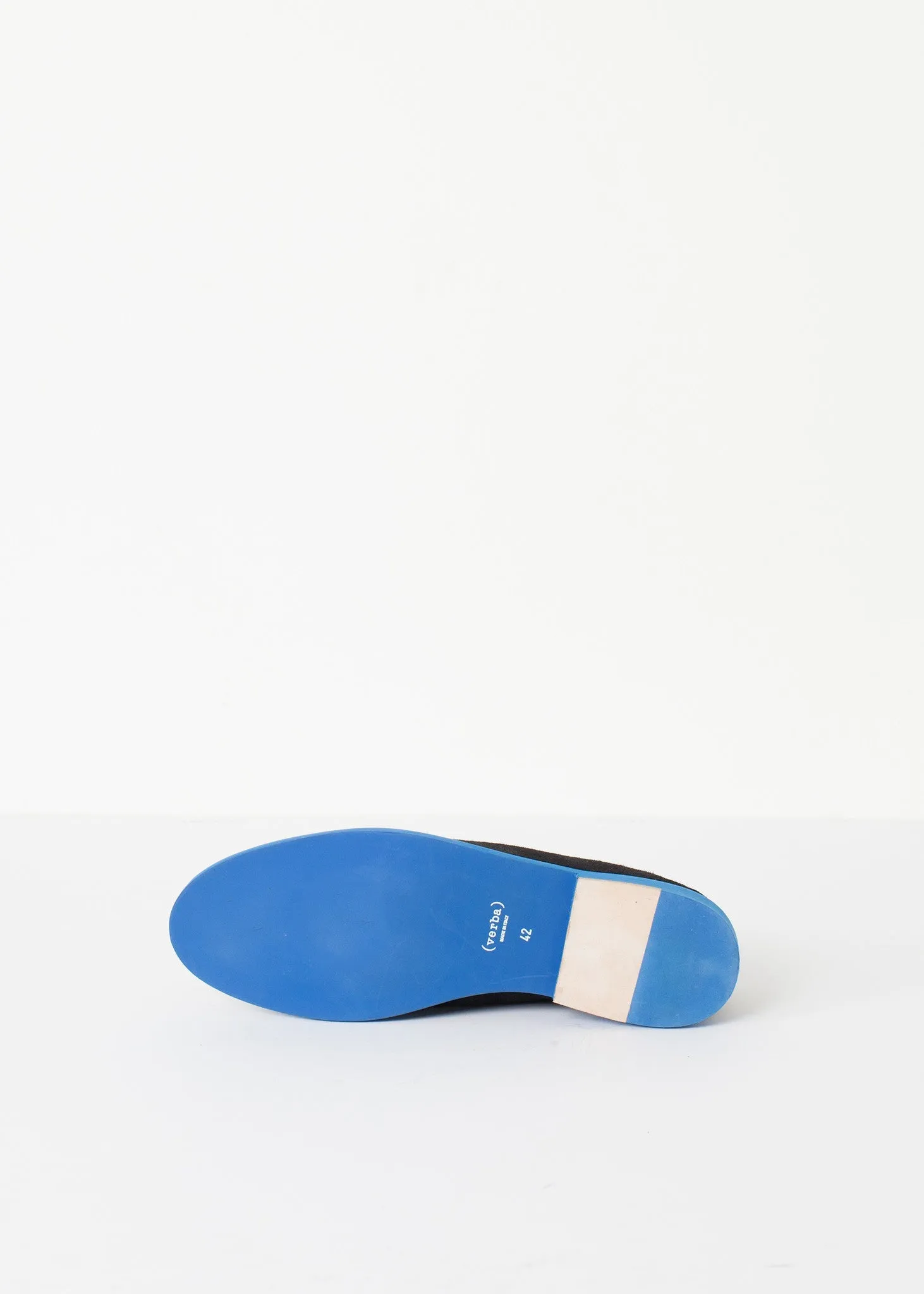 Suede Loafers - Black/Blue - More Choice